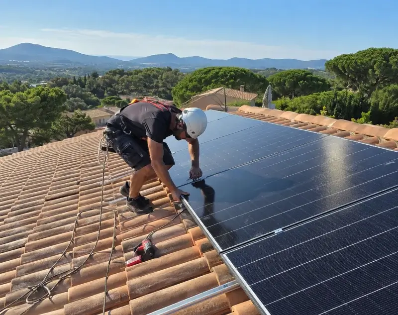 Installateur panneaux solaires Menville — pose photovoltaïque sur toiture